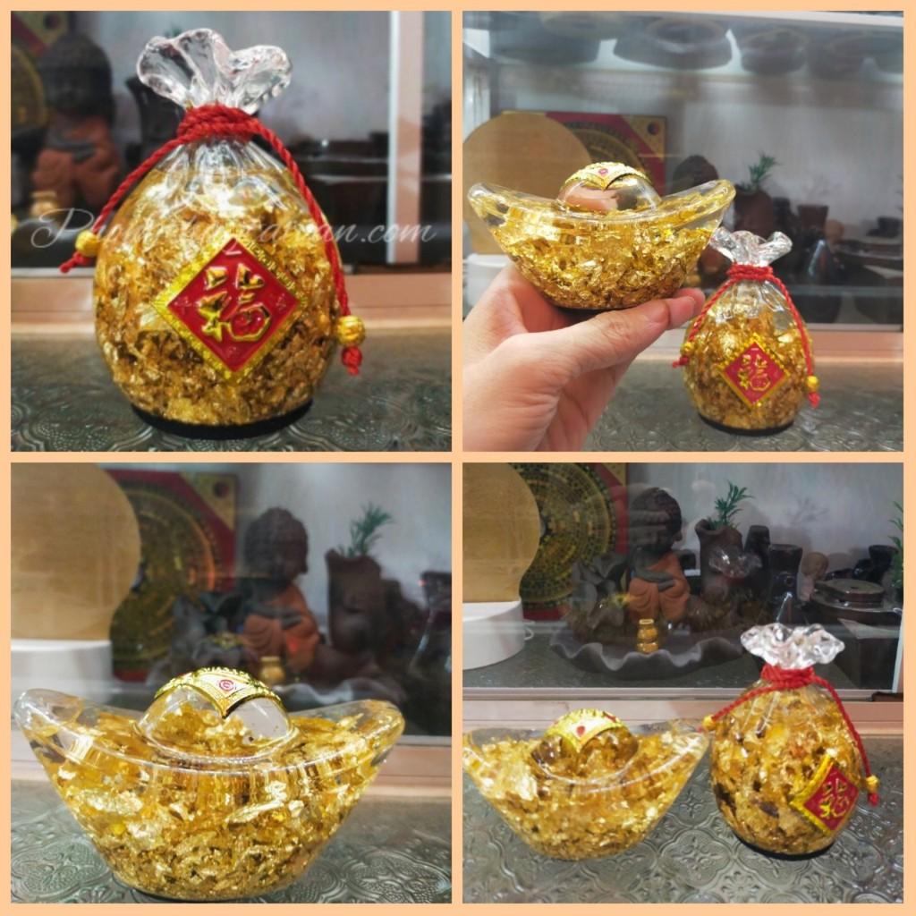 Thỏi,Túi Vàng Lá Kim Nguyên Bảo