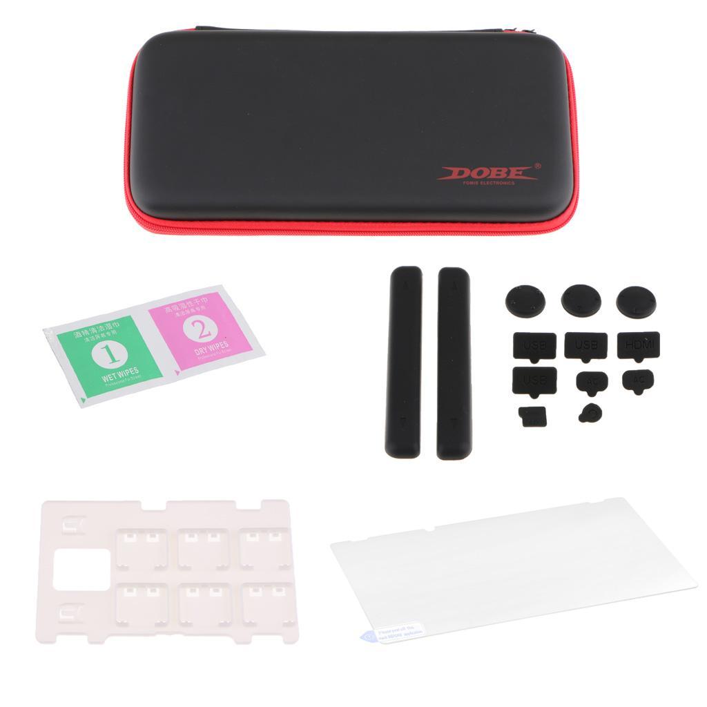 4 In 1 Protective Kit Storage Box for Nintendo Switch Hard Travel Games Case Carrying Bag