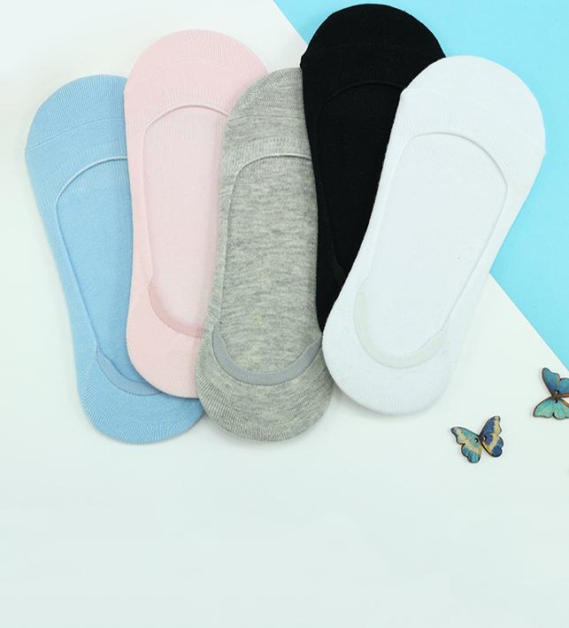 Combo 5 Đôi Tất (Vớ) Lười Trơn Nữ NU31.006 (Freesize)