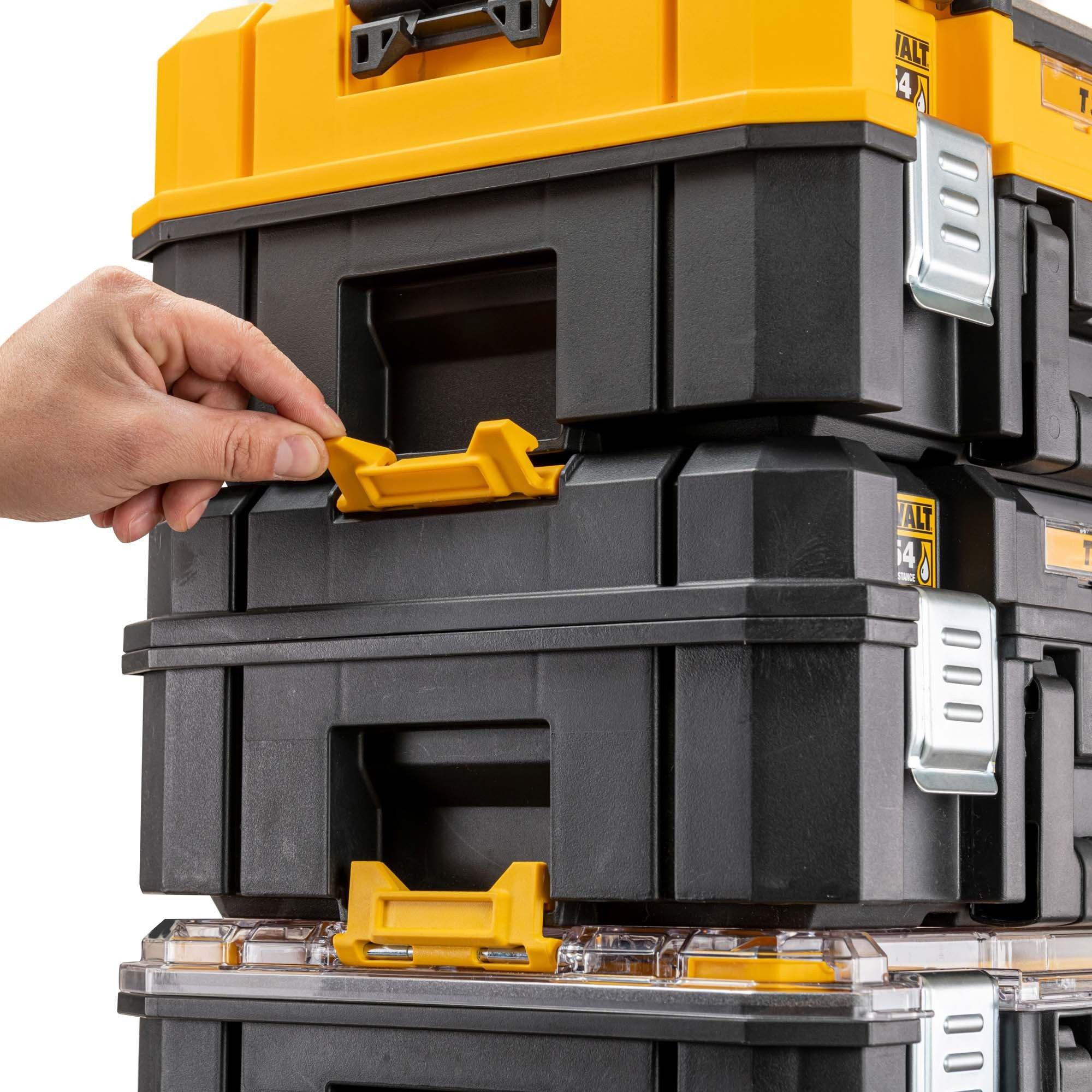 THÙNG ĐỰNG ĐỒ NGHỀ 5 NGĂN TSTAK (450X490X940)MM DEWALT DWST83412-1 - HÀNG CHÍNH HÃNG