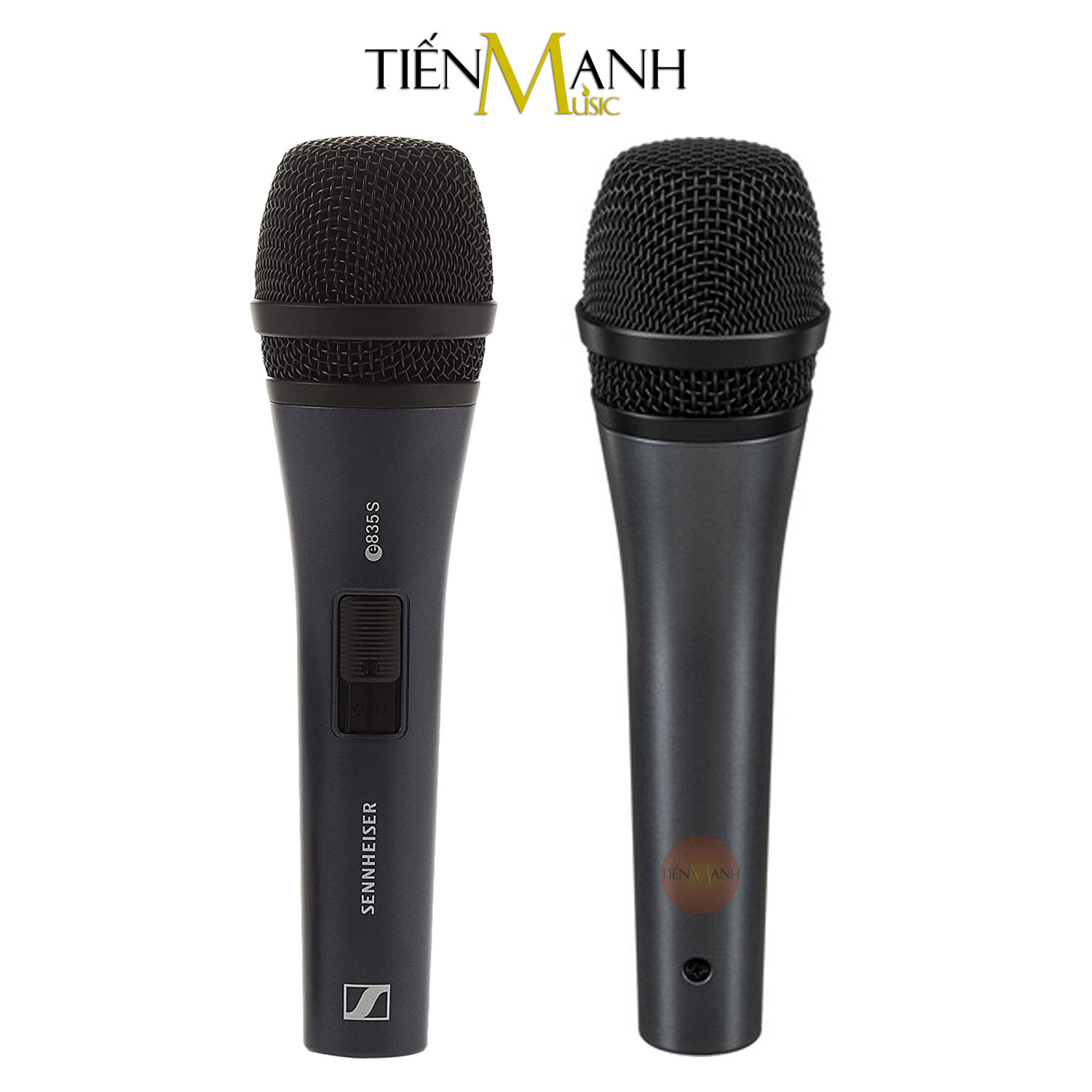 Micro Cầm Tay Sennheiser E835S Có Công Tắc - Mic Cardioid E835 Dynamic Vocal Microphone E 835-S Hàng Chính Hãng - Kèm Móng Gẩy DreamMaker