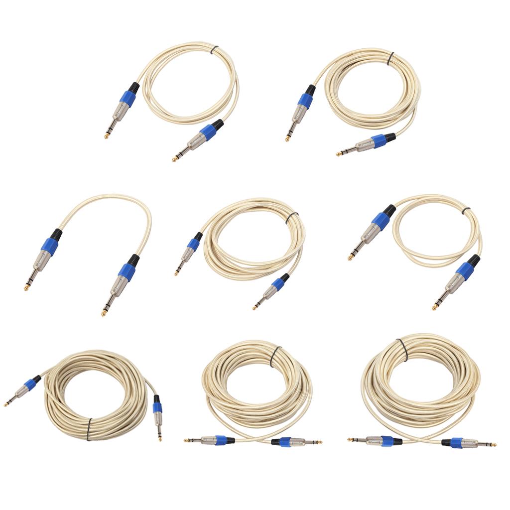 Auxiliary Audio Cable Audio Cable Aux Car Auxiliary Audio Cable 6.35mm Male-to-male Stereo Audio Cable