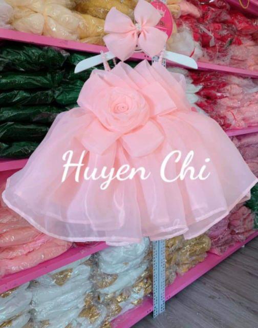 Đầm Yếm Công chúa hoa hồng