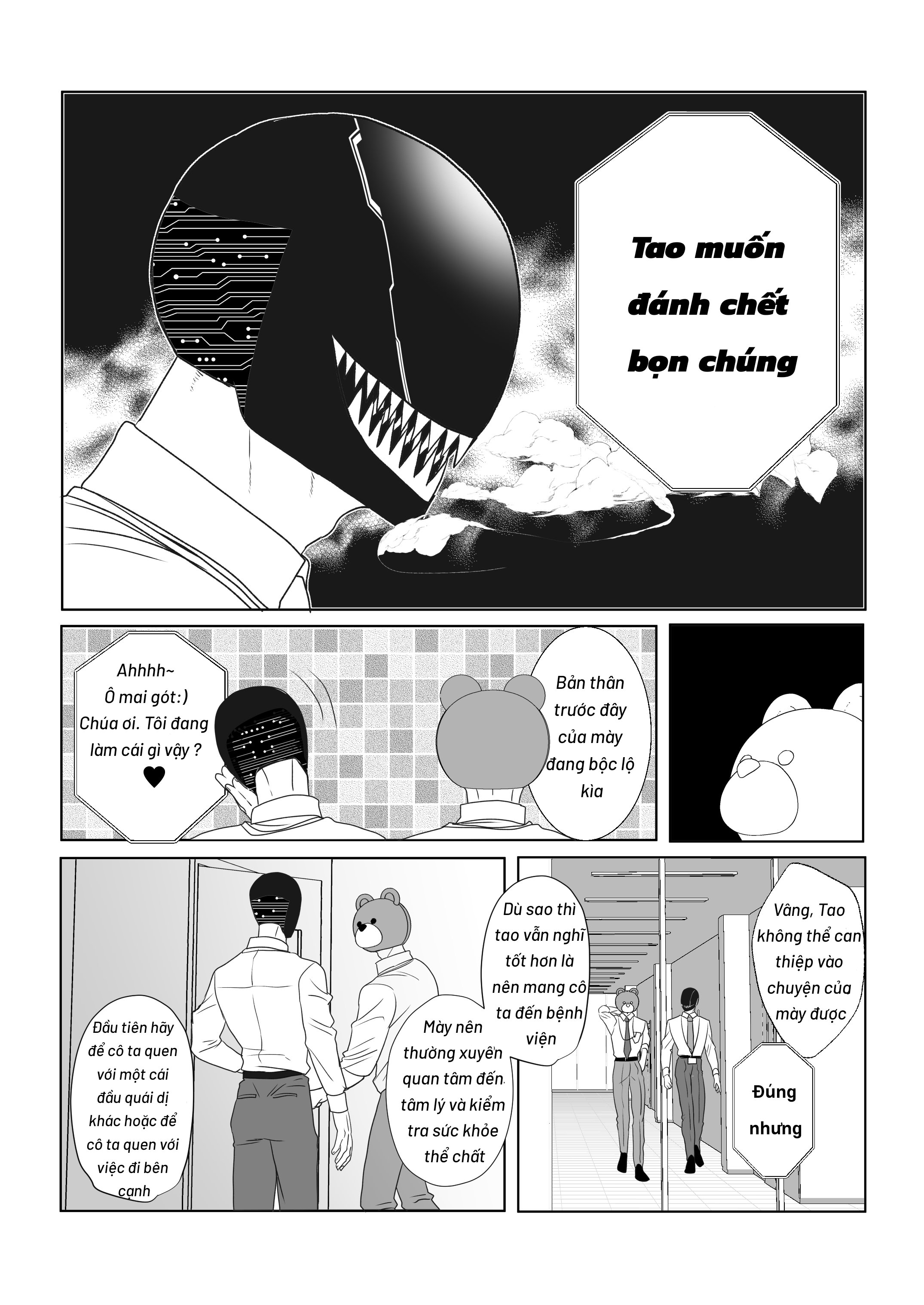 anh chàng đầu quái dị và cô gái loài người chapter 2 7