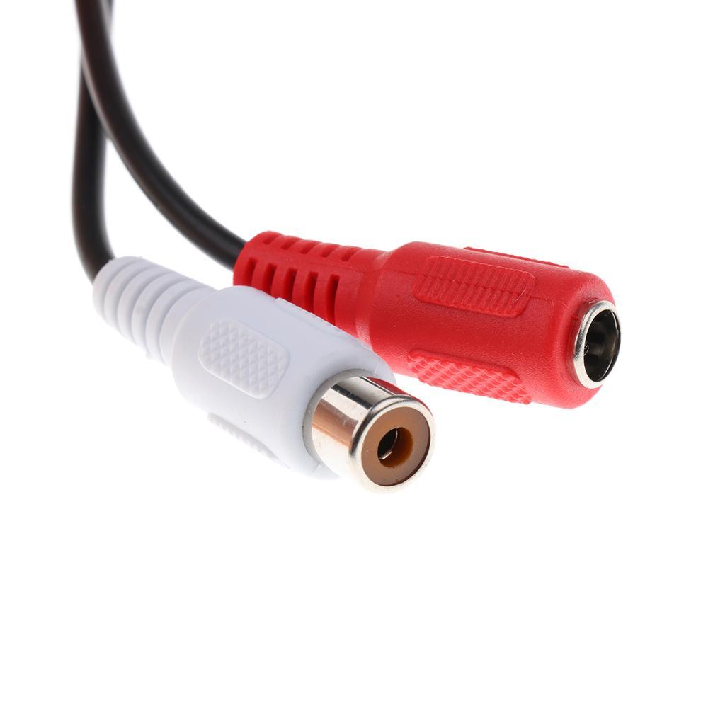 Adjustable  Camera Microphone Audio/Sound Monitor RCA 3.5mm Connector