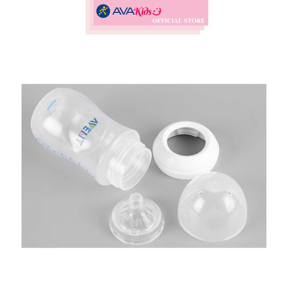 Combo 2 bình sữa nhựa PP Philips Avent SCF693/23 cổ rộng 260 ml (1 - 6 tháng)