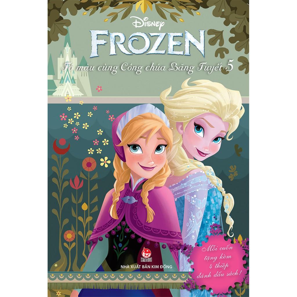 Combo Sách - Bộ Frozen - Tô Màu Cùng Công Chúa Băng Tuyết ( 6 Quyển )