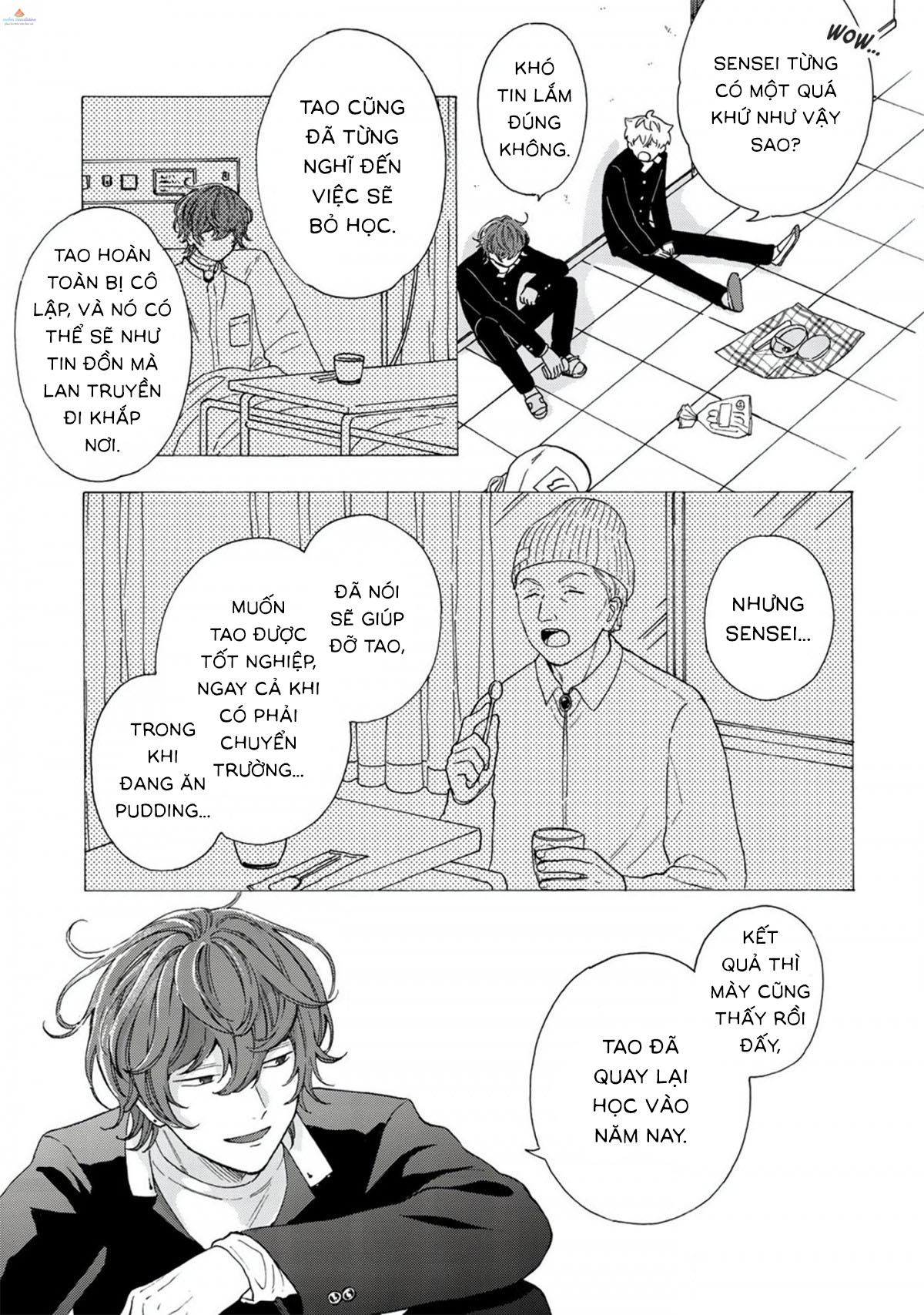 ngôi sao hạng nhất được vẽ bằng nụ hôn chapter 4 14