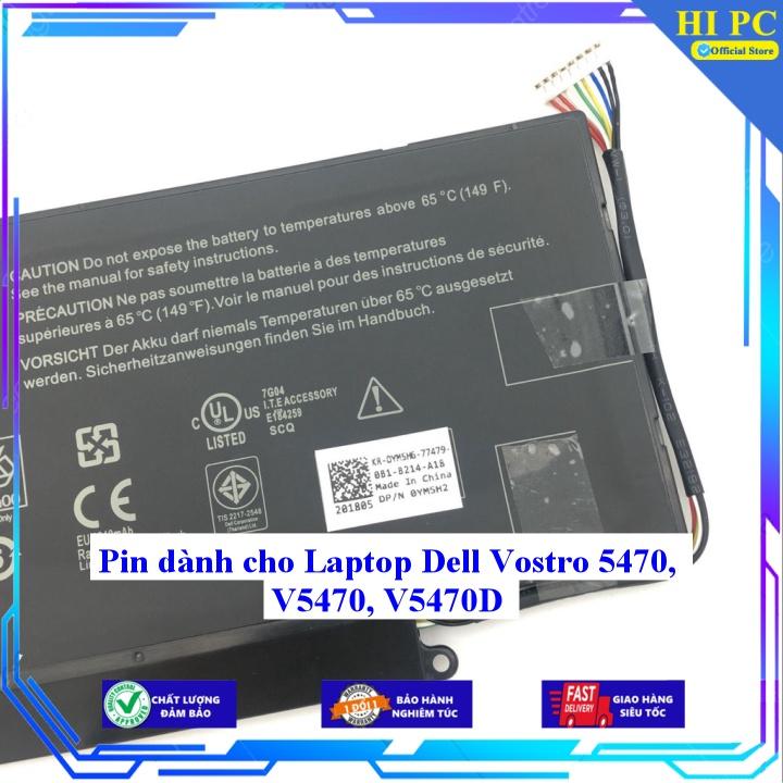 Pin dành cho Laptop Dell Vostro 5470 V5470 V5470D - Hàng Nhập Khẩu