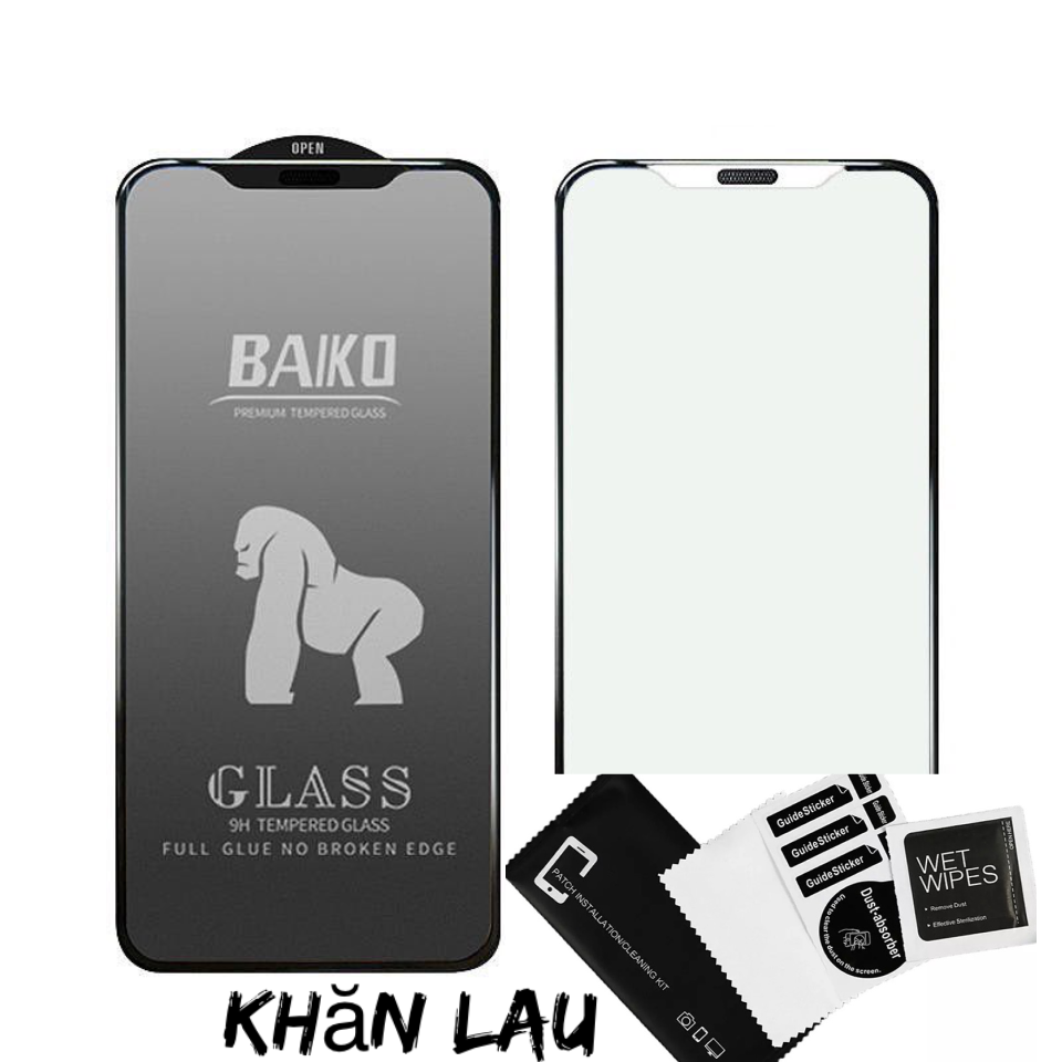 Cường Lực Chống Nhìn Trộm Hàng Chính Hãng Baiko Siêu Bền Chống Bám Bụi,Vân Tay dành cho Iphone