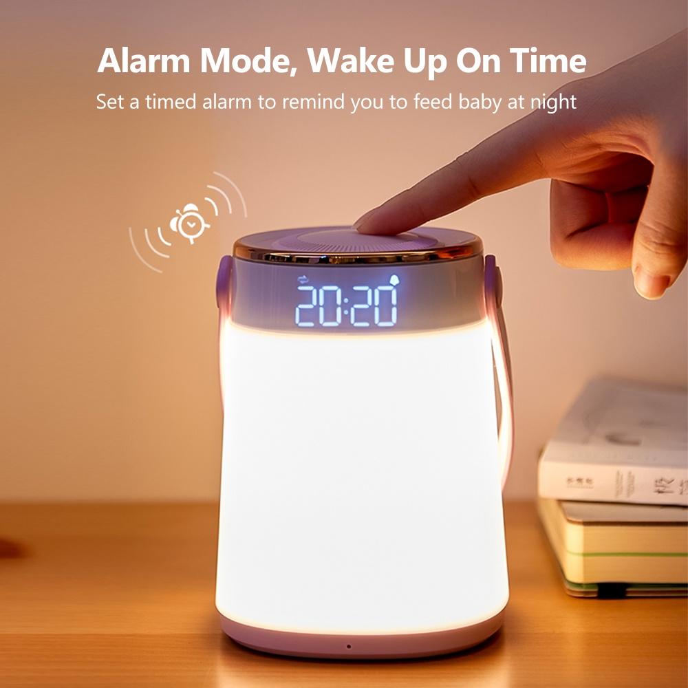 Đèn ngủ led Xiaomi Youpin 3Life hiển thị thời gian/ nhiệt độ/ nhắc nhở cho phòng ngủ của bé