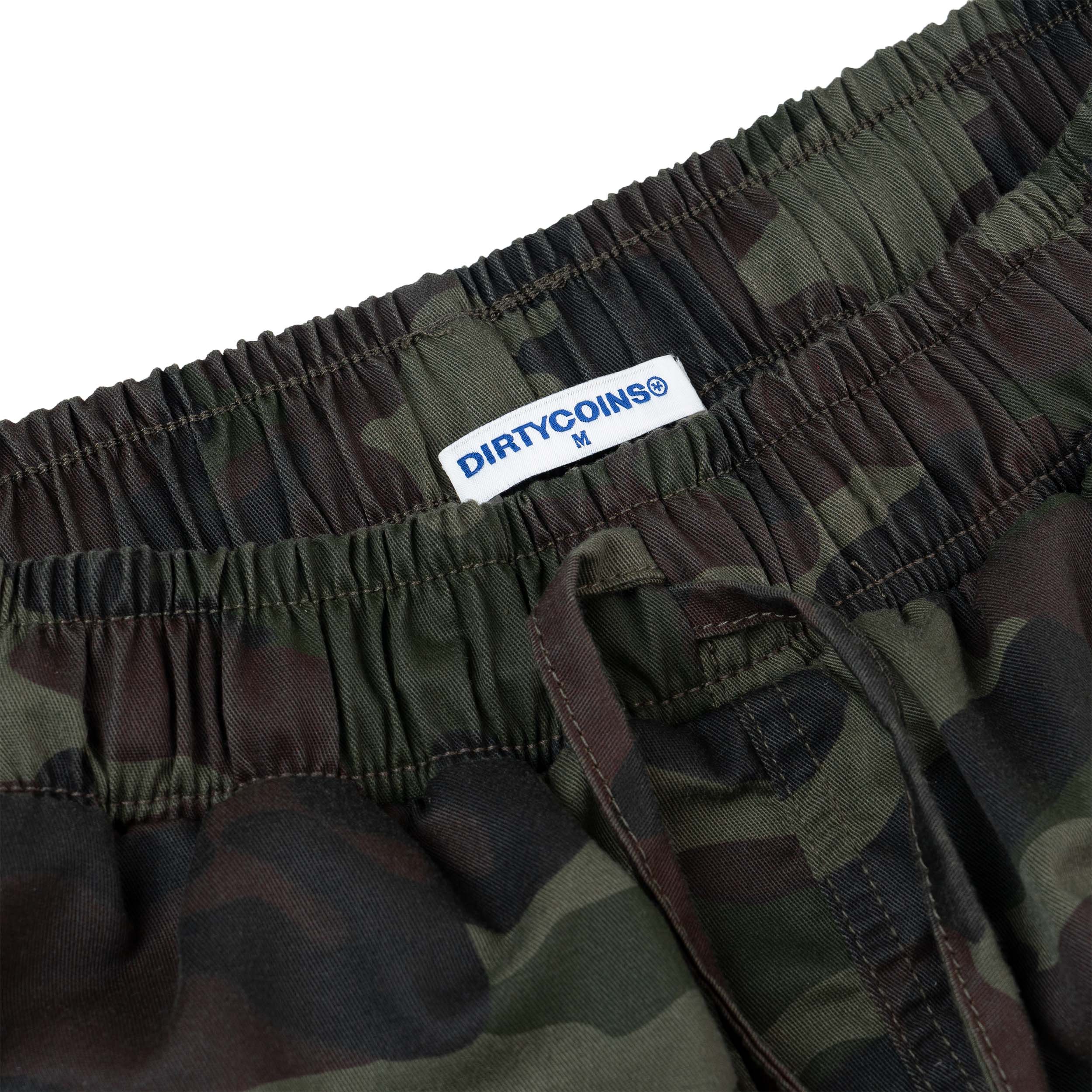 Quần Ngắn DirtyCoins Patched Camo Cargo Shorts
