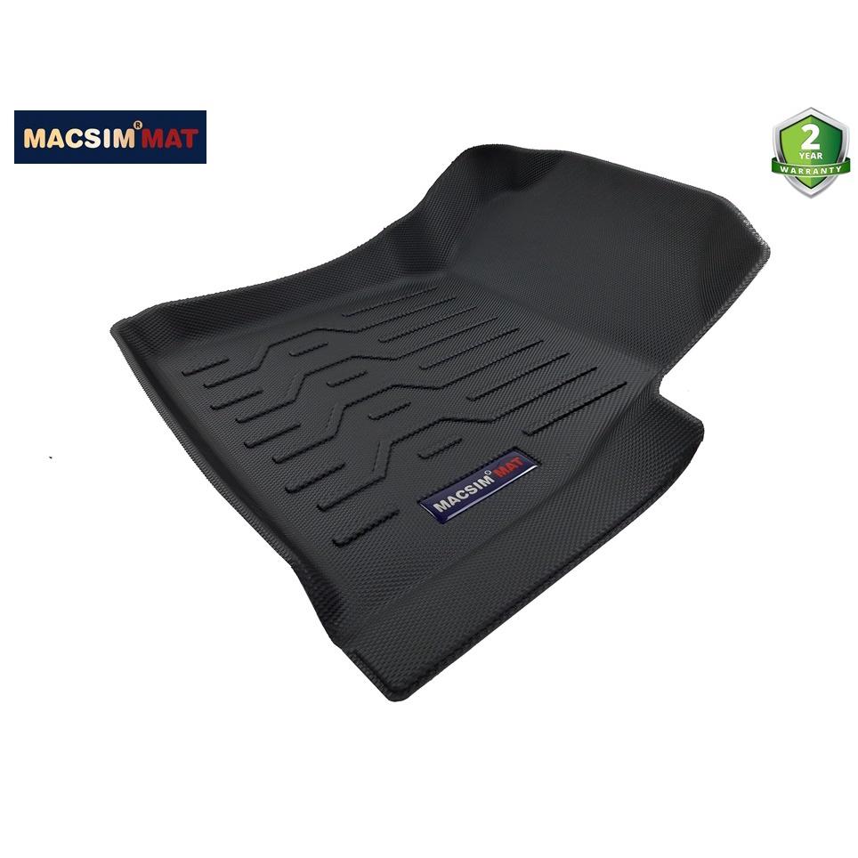 Thảm lót sàn xe ô tô Isuzu D-max 2021 Nhãn hiệu Macsim chất liệu nhựa TPV cao cấp màu đen