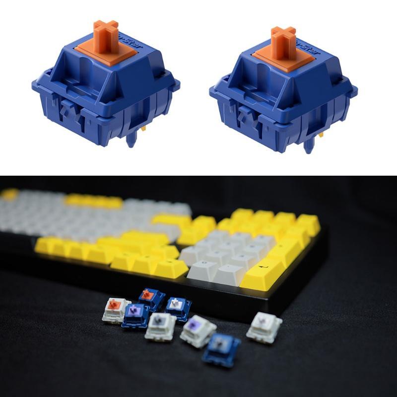 Set 5 Công Tắc Chuyển Đổi SP-Star Màu Cam 57g Cho Bàn Phím Cơ