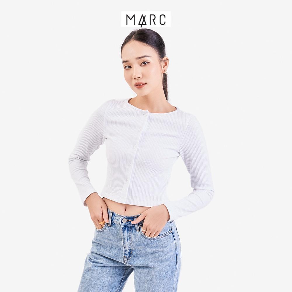 Áo khoác cardigan nữ MARC FASHION tay dài cài nút CBMH081822