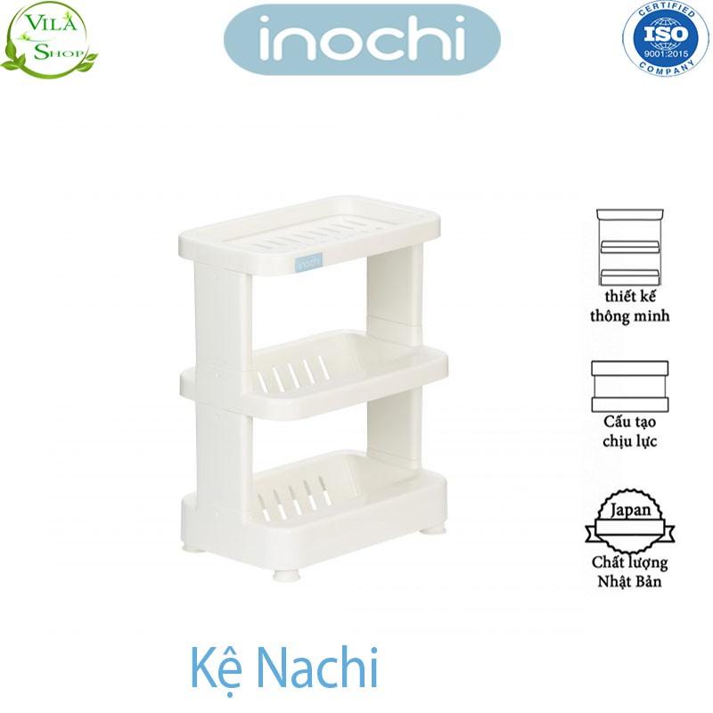 Kệ Để Đồ Đa Năng, Kệ Nhựa Cao Cấp 3 Tầng Nachi Plus Inochi, Đạt Tiêu Chẩu Xuất Nhật - Châu Âu - EU