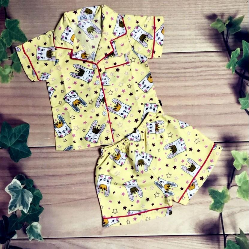 BỘ PIJAMA BÉ GÁI KATA BG-09, BỘ BÉ GÁI, CÓ ĐỦ SIZE MÀU