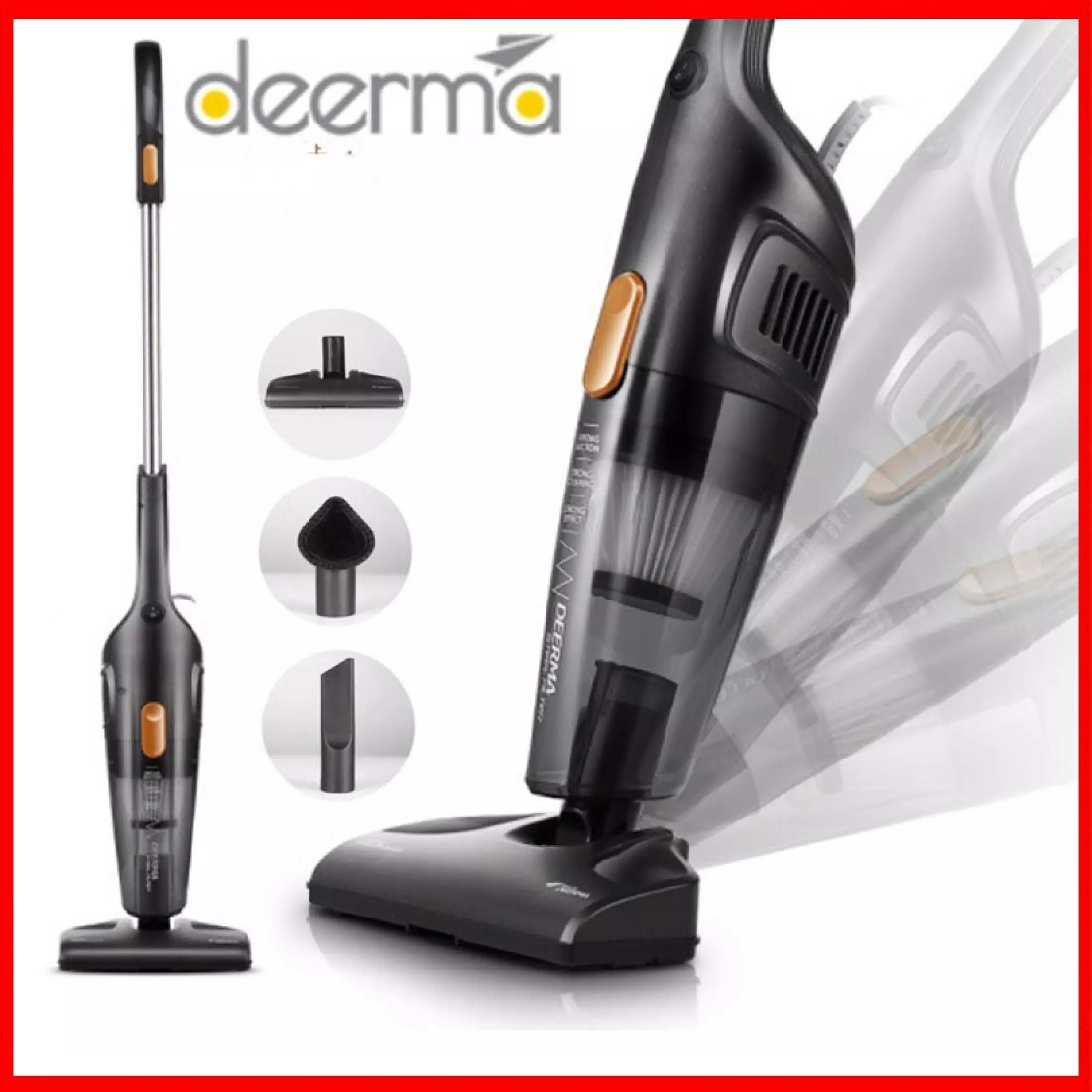Máy hút bụi cầm tay gia đình Deerma DX115C công suất lớn dễ dàng hút bụi ghế sofa và ngóc ngách nhỏ trong gia đình