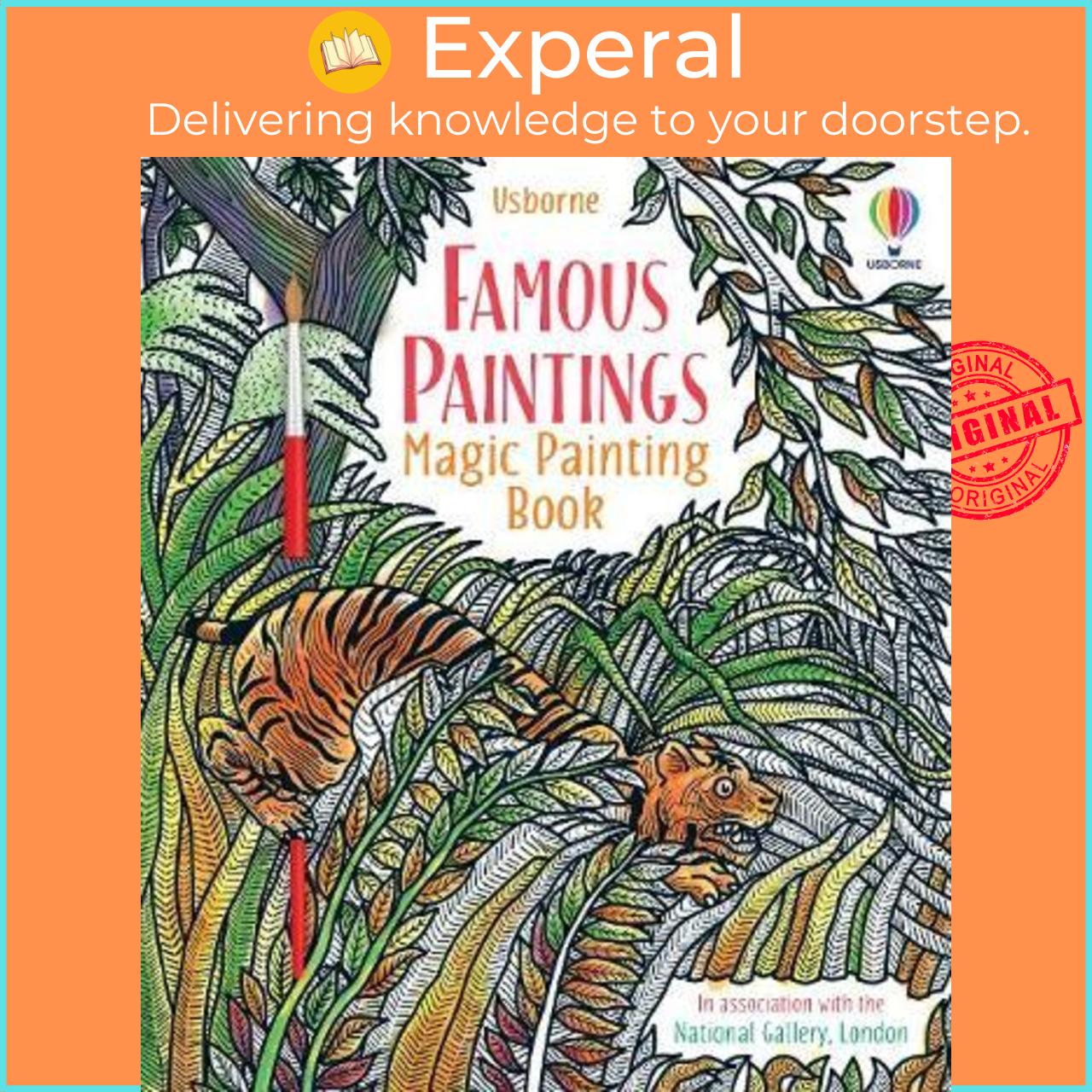 Sách - Famous Paintings Magic Painting Book by Rosie Dickins Ian McNee