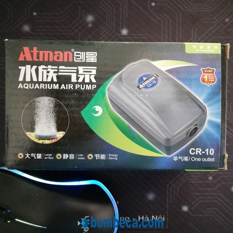 Máy sủi oxy Atman CR-10 cho hồ cá
