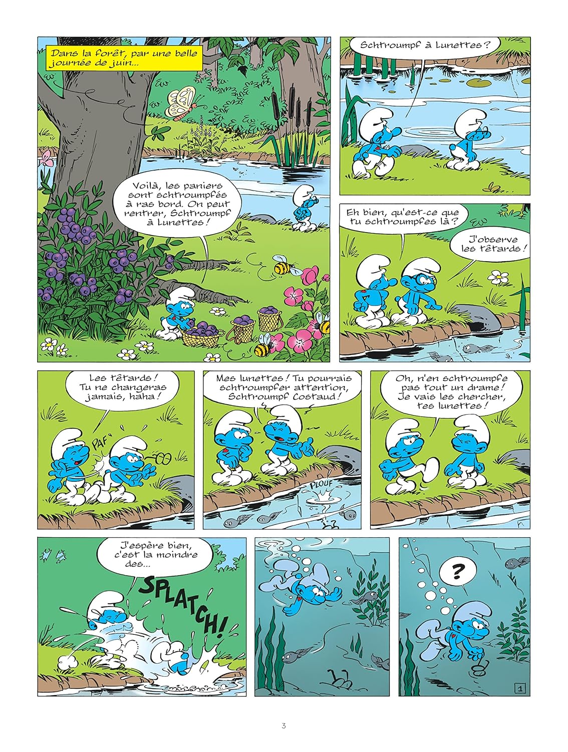 Sách truyện tranh tiếng Pháp - Les Schtroumpfs - Tome 34 - Les Schtroumpfs Et Le Demi-Genie