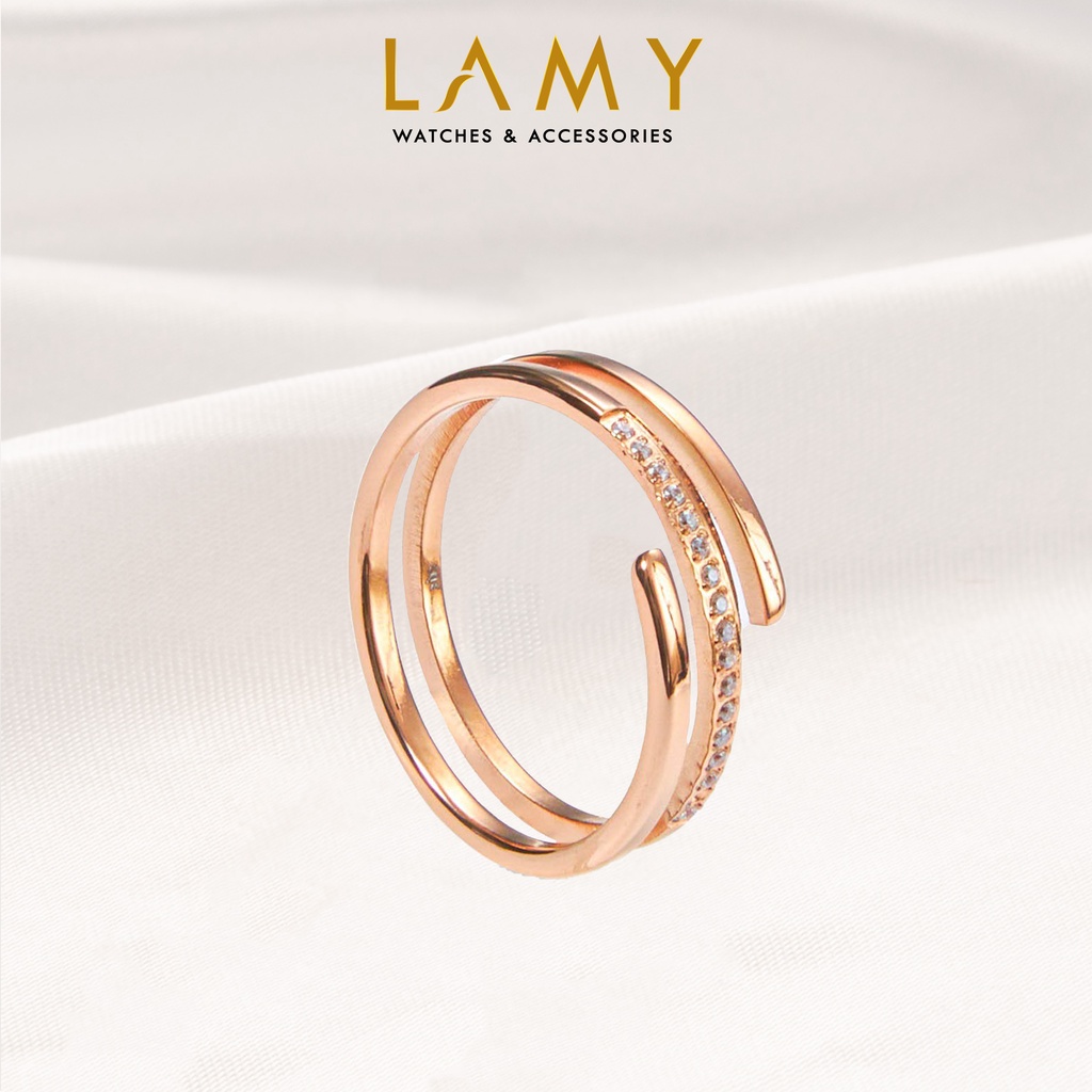 Nhẫn CDE Triple Spiral Ring Rose Gold CDE1412