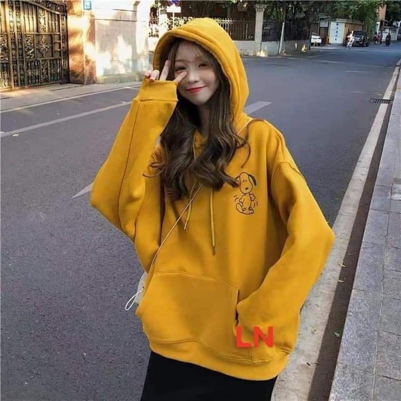 Áo hoodie logo cún TH6