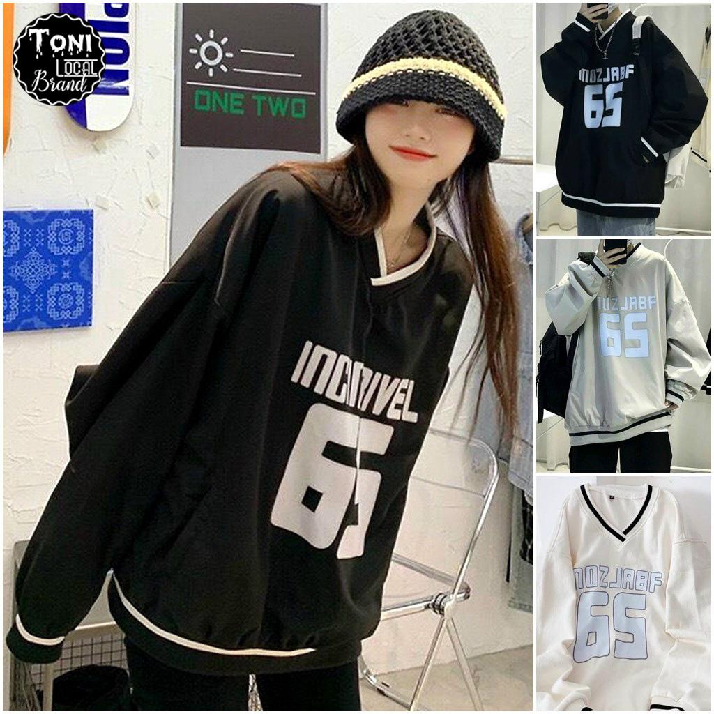 Áo Sweater Nỉ Ngoại số 65 - Áo Khoác Nỉ nam nữ Unisex cổ tim (ST160 - Kèm Ảnh Thật)