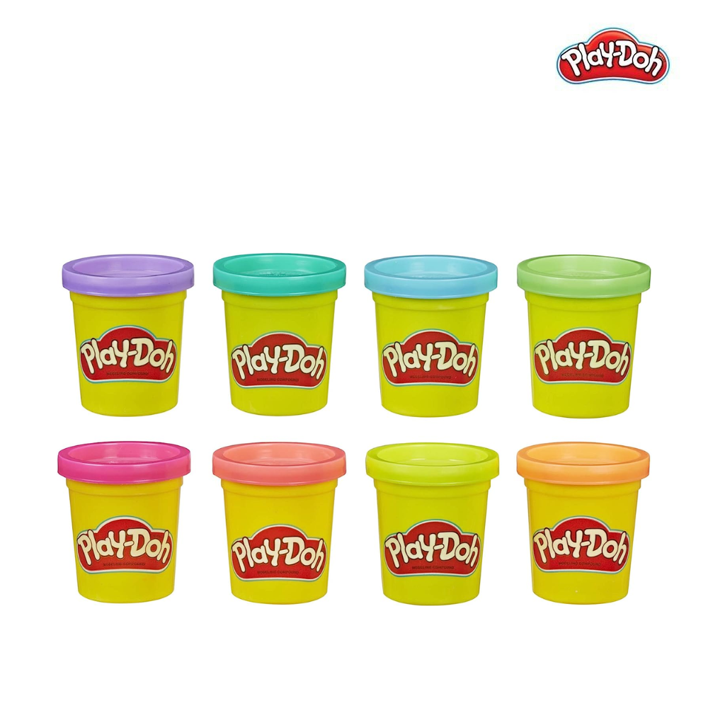 Bộ đồ chơi đất nặn neon 8 màu Play-Doh