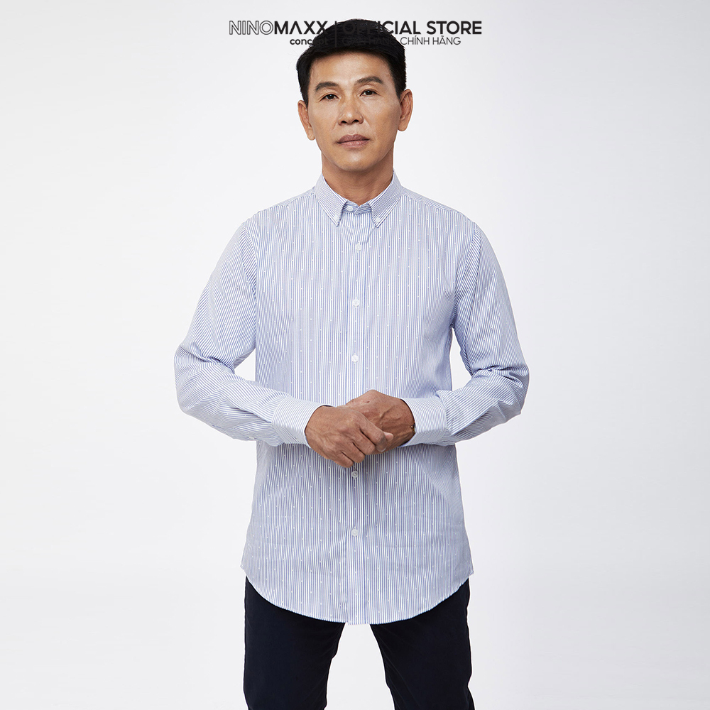 N&amp;M Áo sơ mi thời trang Nam tay dài 1908093