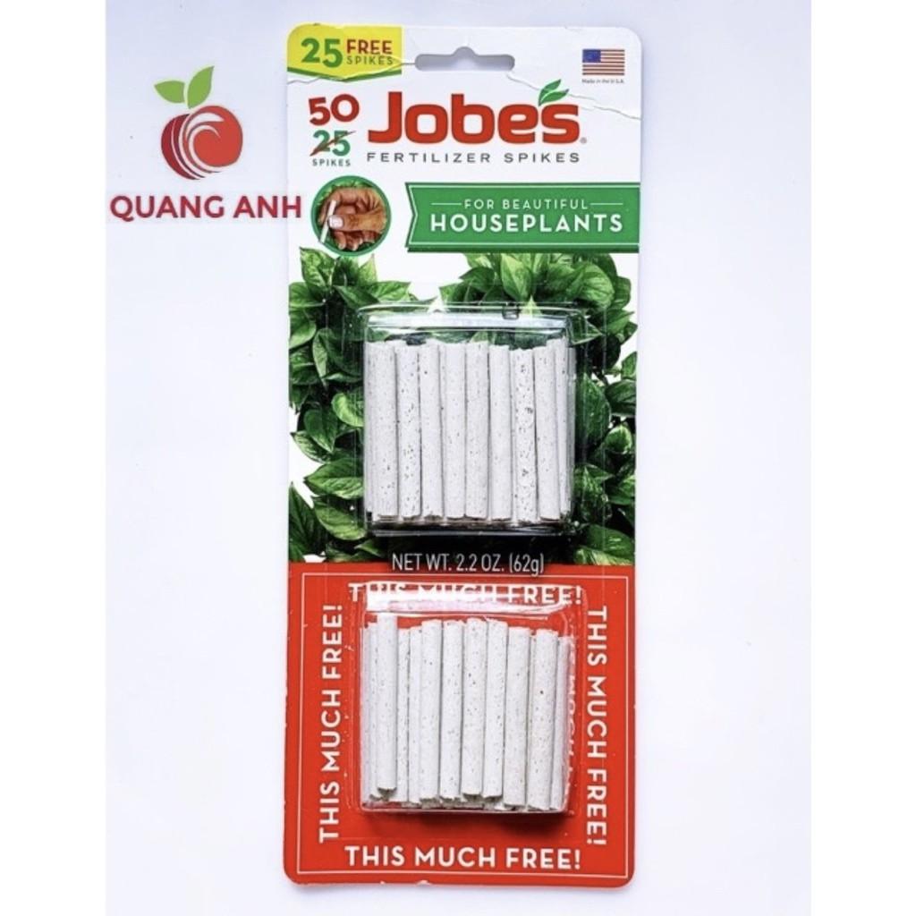 Phân tan chậm con sâu JOBES 13 - 4 - 5 CAO CẤP 50 que nhập khẩu Mỹ - phân bón cao cấp cho hoa lan