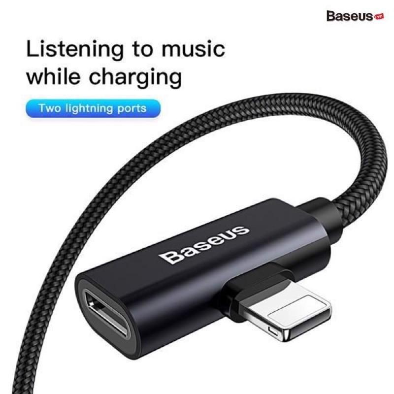 Cáp Lightnning hàng chính hãng Baseus Entertaining Audio Data Cable 120cm