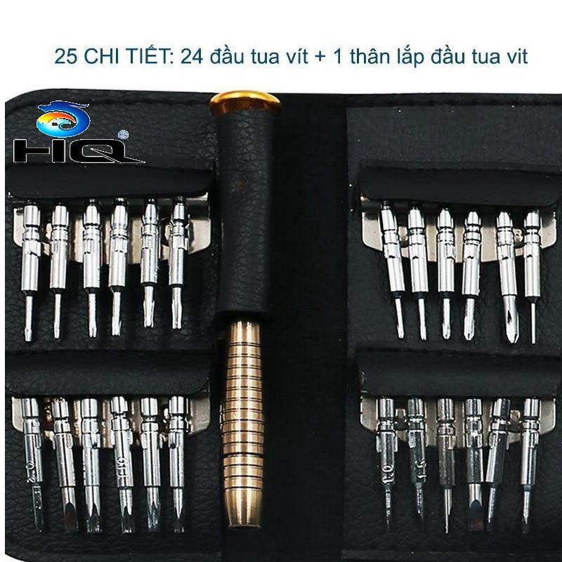 Bộ tua vít 25 chi tiết sửa chữa điện thoại, đồ điện tử- tặng khăn lau đa năng 206638206275