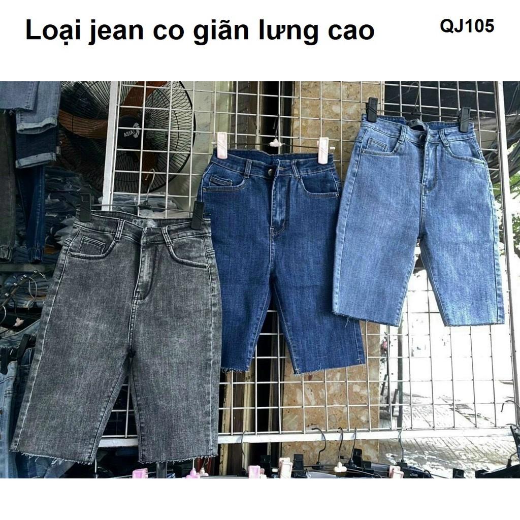 Quần ngố jean co giãn ôm dáng QJ105