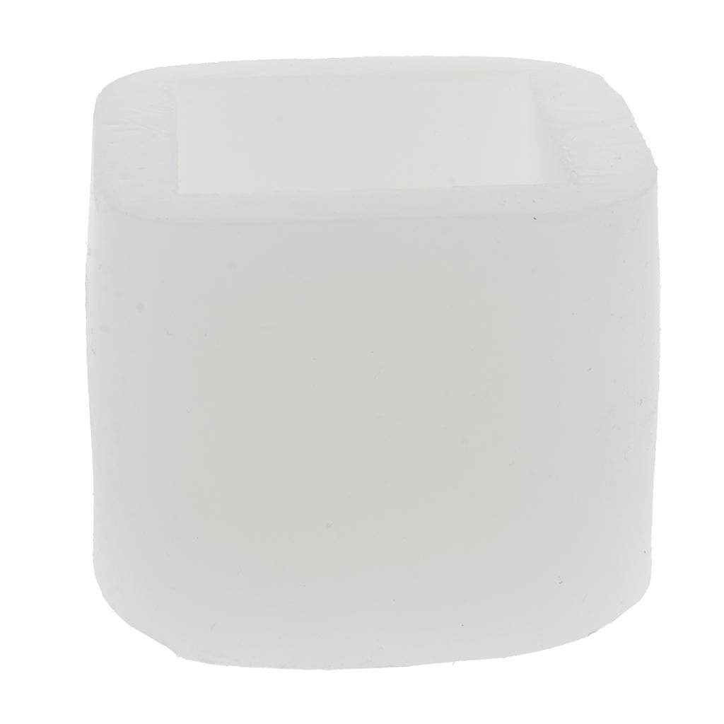 Geometric Round Square Silicone Flower Pot Mold Concrete Cement Resin Cast Mould