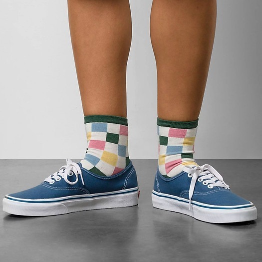 Vớ Vans Cổ Trung kẻ caro Wm Shinner Sock - VN0A49ZCY0E