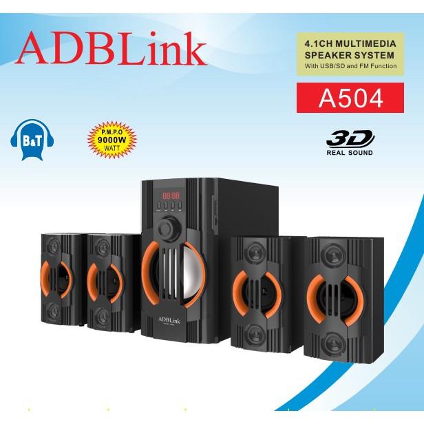 Loa Vi Tính 4.1 ADBLink A504 - Hàng Chính Hãng