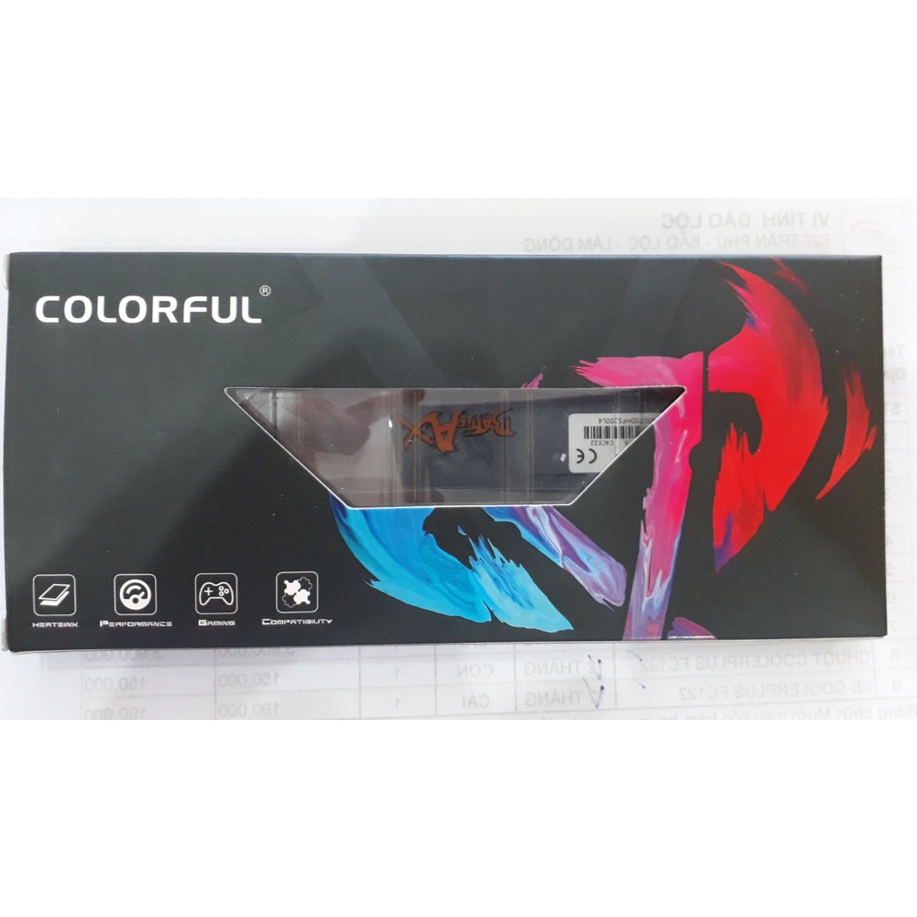 RAM ddr4 Colorful 8gb/3200 Battle Ax - HÀNG CHÍNH HÃNG