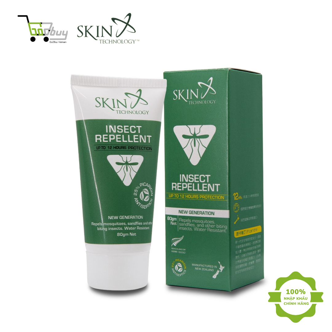 Kem chống muỗi và côn trùng an toàn cho trẻ em hiệu quả đến 12 giờ Skin Technology đến từ New Zealand