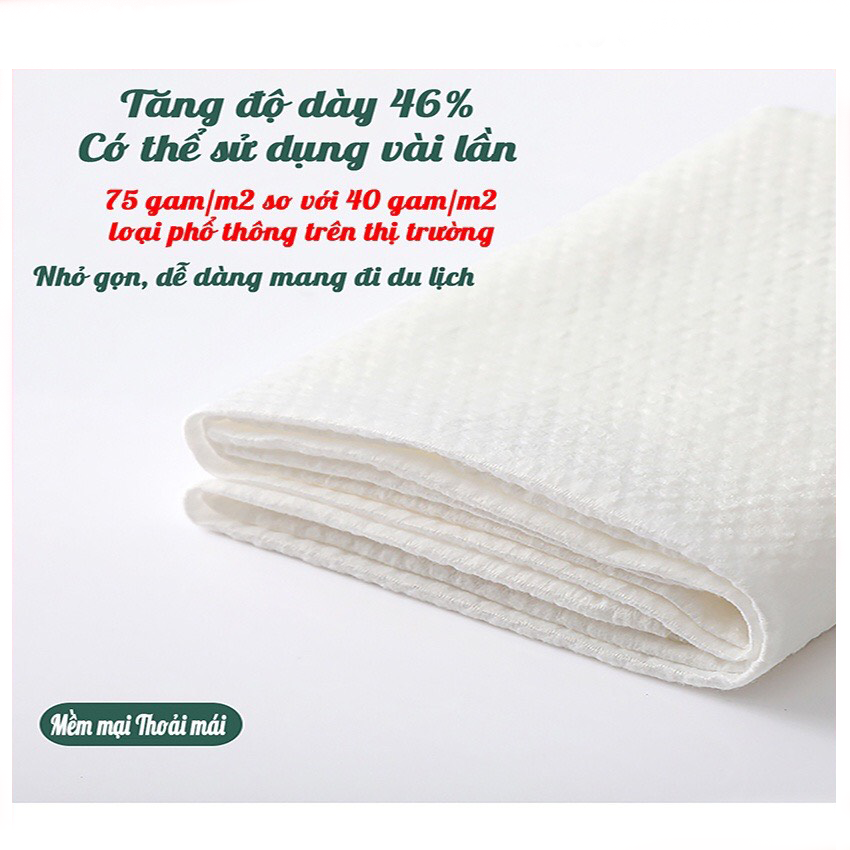 Khăn Tắm Nén Du Lịch 70 x 140cm Dạng Viên Nén Làm Từ Cotton Tự Nhiên, Sử Dụng Nhiều Lần, An Toàn, Tiện Lợi