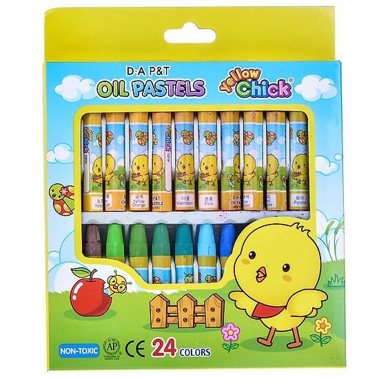 Sáp dầu Dooly Hộp giấy, Sáp Con gà, Dooly Oil Pastel - 12 màu