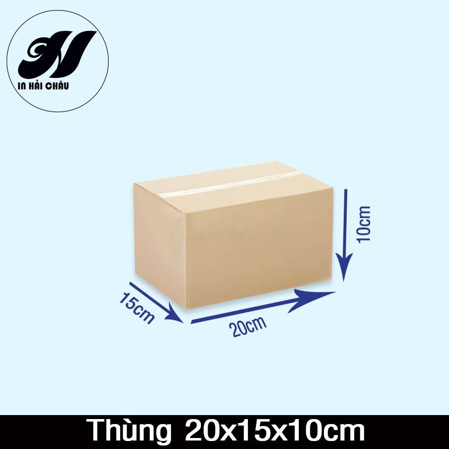 20 Hộp Carton, KT: 15x12x10cm, Hộp carton, Thùng carton, Hộp đóng hàng, Thùng đóng hàng, Hộp carton 3 lớp...