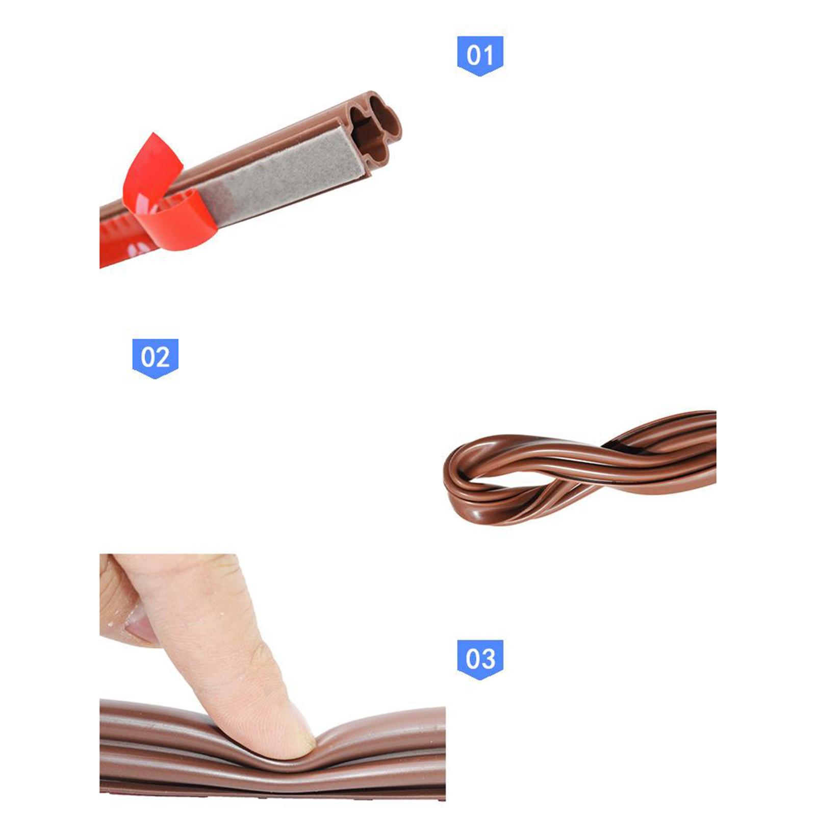 Universal Garage Door Seal Strip DIY Weather Sealing Strip for Garage Door Self Adhesive Foam Window Seal Strip