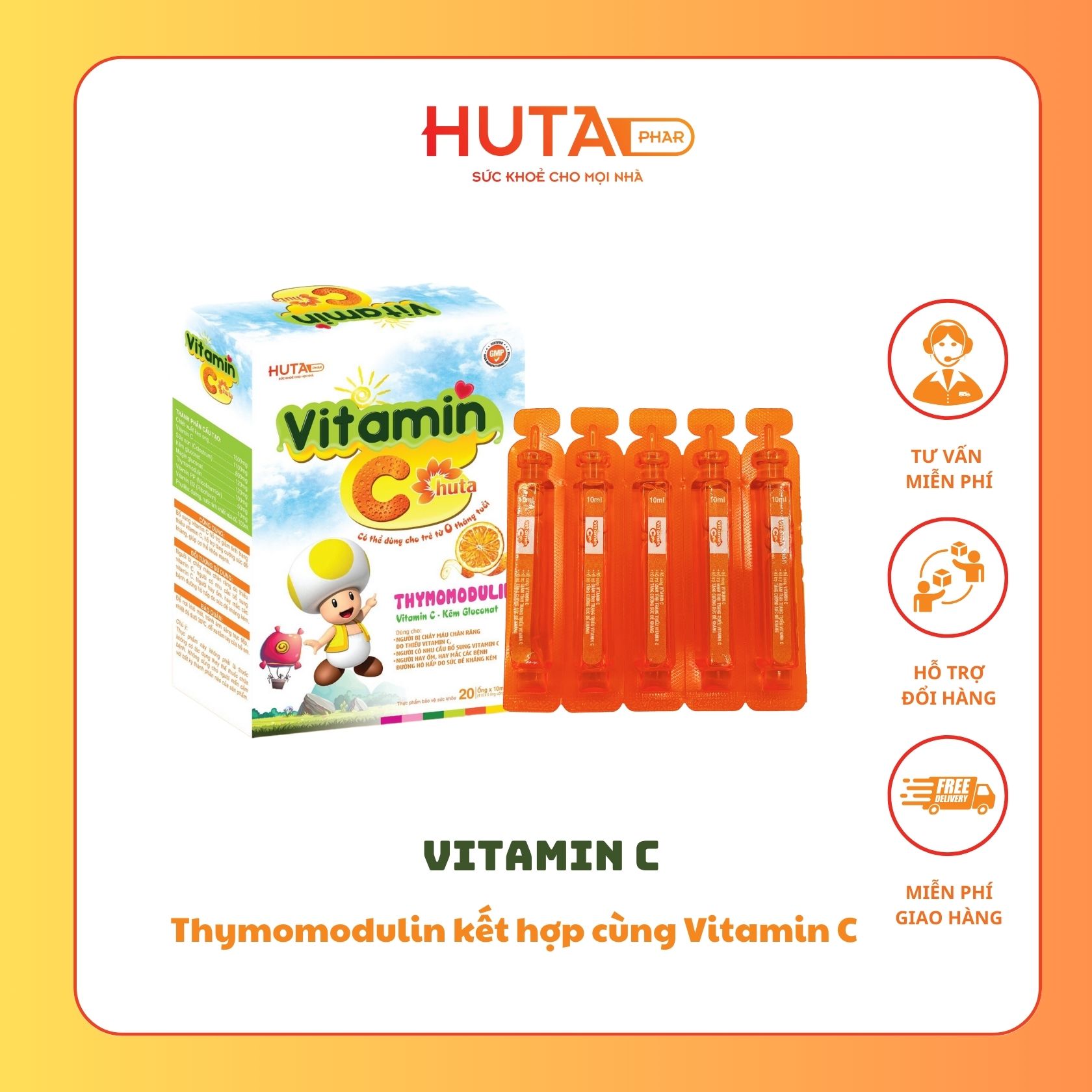 VITAMIN C - Tăng cường sức đề kháng