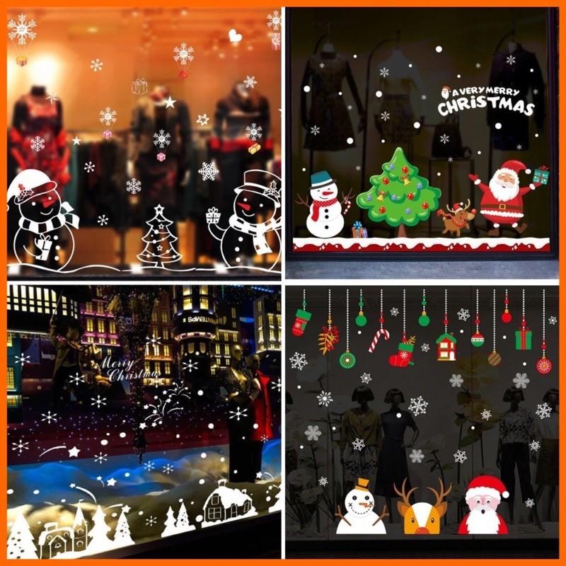Decal trang trí tường Noel - Mẫu giáng sinh đáng yêu