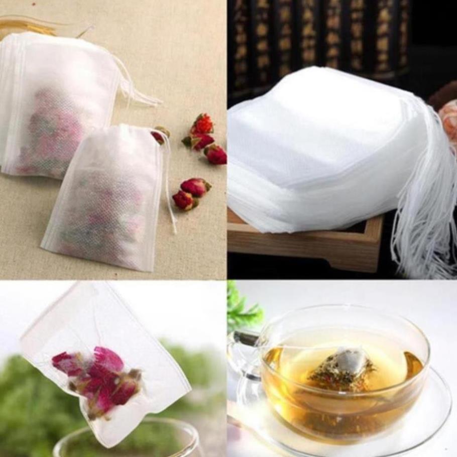 Bộ 100 túi rỗng dùng lọc trà tiện lợi chất lượng cao