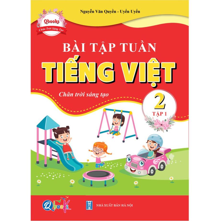 Sách - Combo 4 Cuốn Bài Tập Tuần và Đề Kiểm Tra Toán - Tiếng Việt Lớp 2 - Chân Trời Sáng Tạo - Học Kì 1