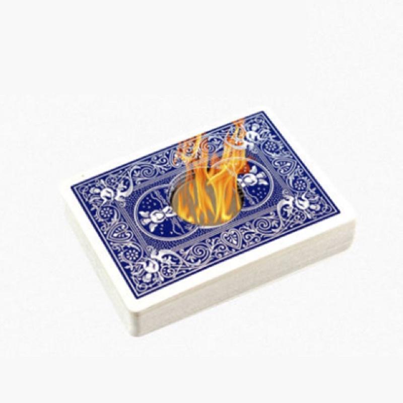 Bộ Đồ Ảo Thuật Bài Cháy Tìm Đồng Xu,Fire Of Cardset Gimmick Close-up, Đồ Chơi Sáng Tạo, Thông Minh, Trí Tuệ