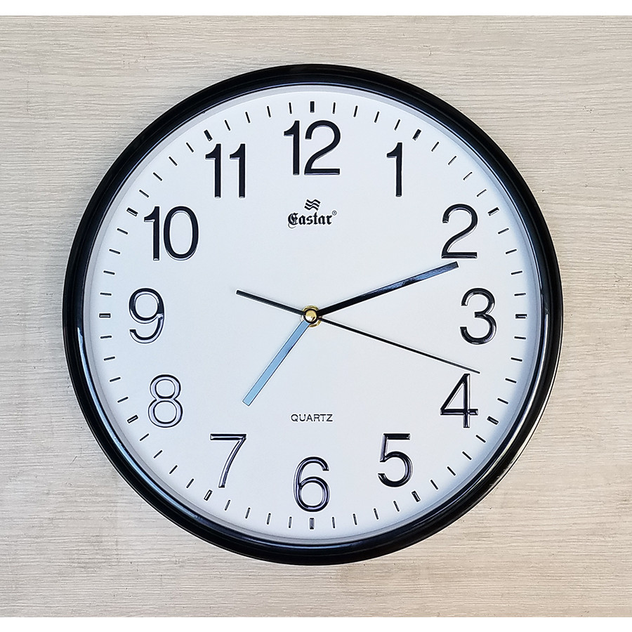 Đồng Hồ Treo Tường Cao Cấp KIM TRÔI EASTAR – Số Nổi 3D – Tặng Pin MAXELL – BH 1 Năm