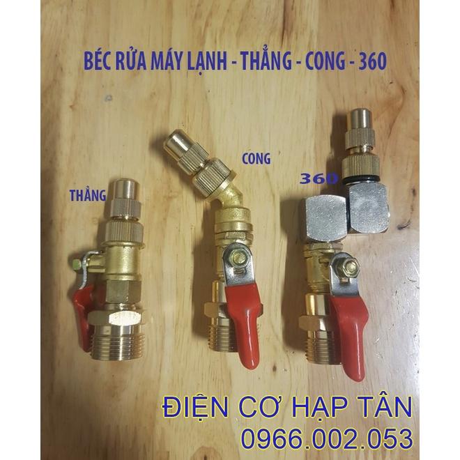 BÉC XỊT  RỬA MÁY LẠNH  - CONG  - THẲNG- 360